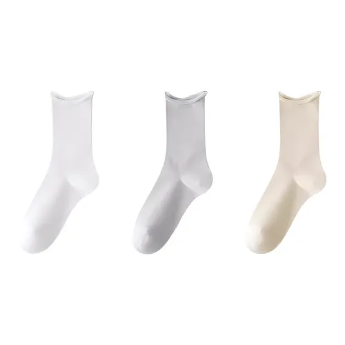 MIIOW Mid-Calf Socks Women's 3 Pack