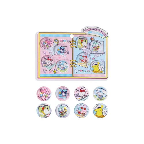 Sanrio Hello Kitty My Melody Cinnamoroll Little Twin Stars Pochacco Cinnamoroll Badge Badges