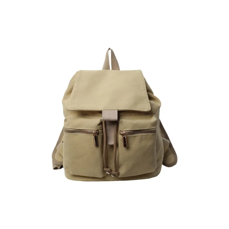 GEERDUN Fabric Backpack Women's Green/Pink/Black/Khaki-8