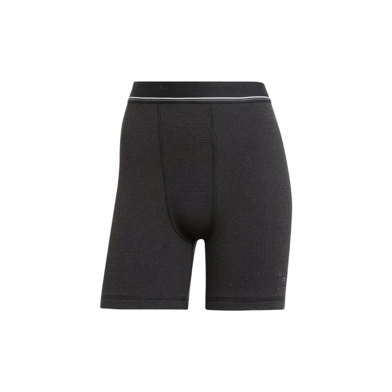 Adidas Women's Waffle Boxer Shorts Black-0