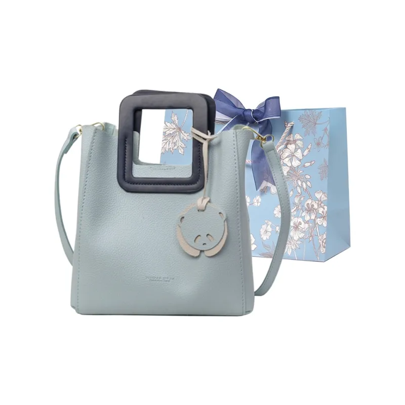 REDOO PU Shoulder Bag Women's Black/Ecru/Pink/Blue-9