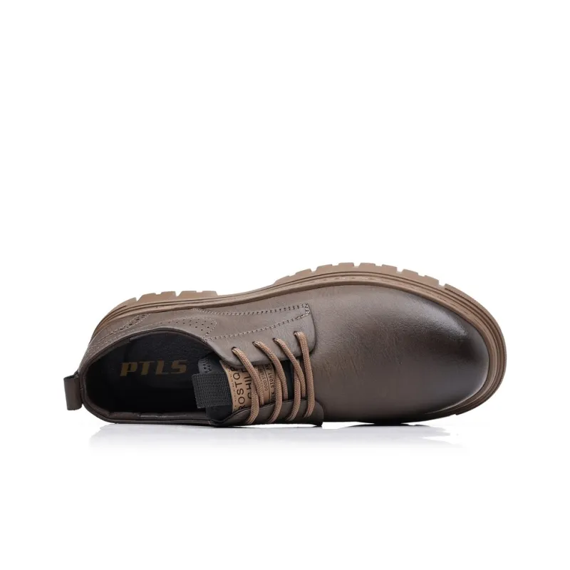 PTLS Men's Casual Shoes Men Low Top Black/Brown-5