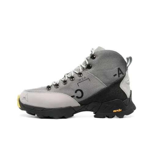 A COLD WALL* x ROA High Top Hiking Shoes Men's Gray