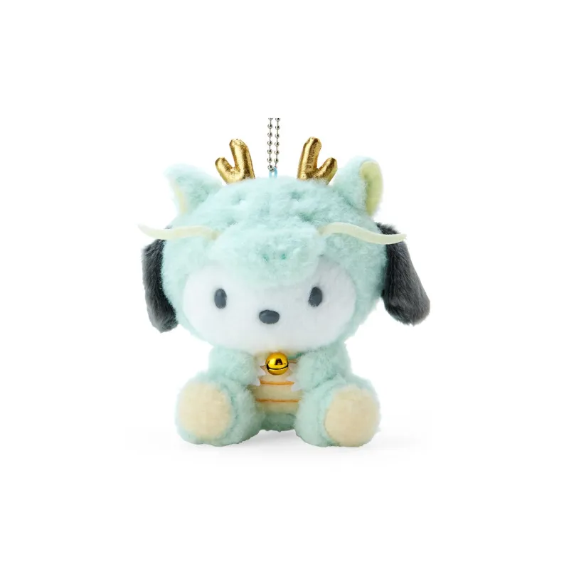 Sanrio Pochacco 2024 Year Of The Dragon Mascot Dolls Plush Pendant 12.5cm Height-2