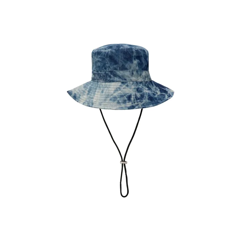 GANNI Washed Denim Bucket Hat-1