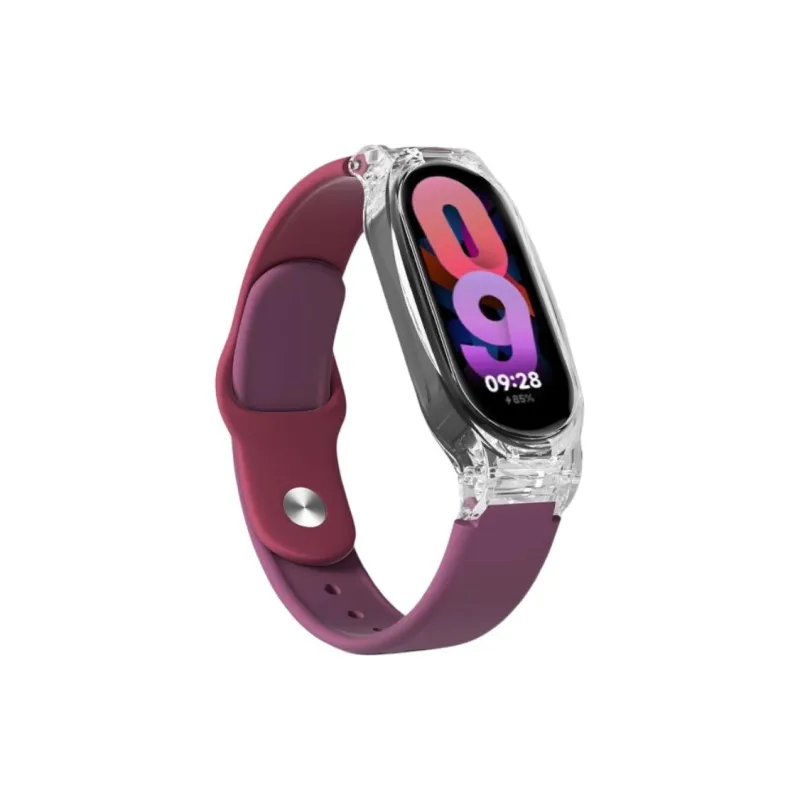 Yu Qing Xiaomi Mi Band 9/8/7/NFC Edition Xiaomi Compatibility Watch Band 19cm Silicone Material-13