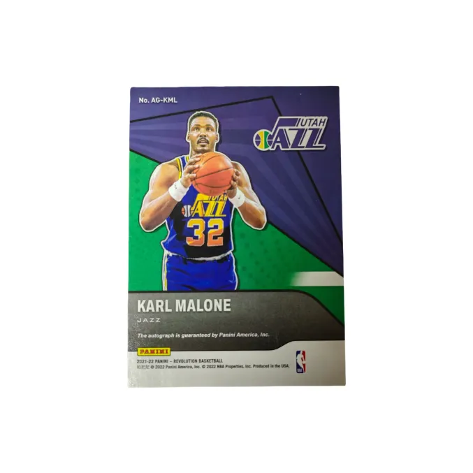 PANINI Karl Malone 21 22 REVOLUTION Collection Signature Player Card Product Access Sports Cards 1 Pc-1