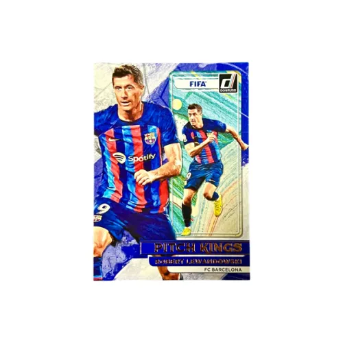 PANINI Topps Lewandowski Card Robert Lewandowski Card Barcelona Oil Painting Collection Special Card Sports Cards 1 Pc