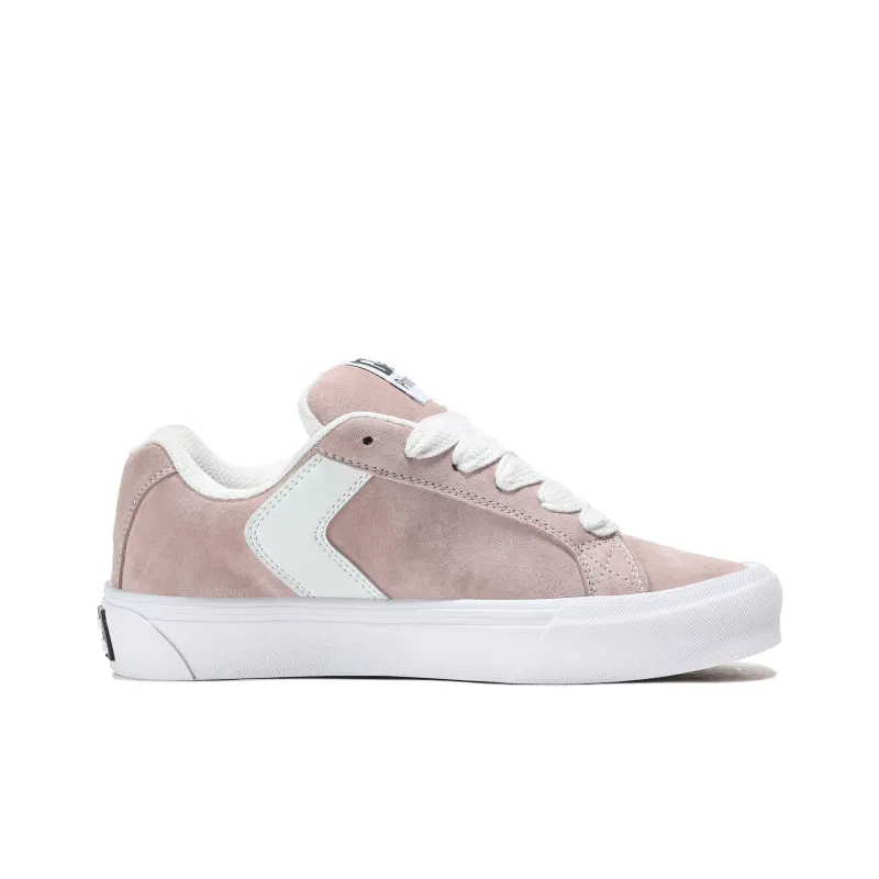 Princess Bee Anti Slip Wear Resistant Low Top Skateboard Shoes Women's Peach Pink-1