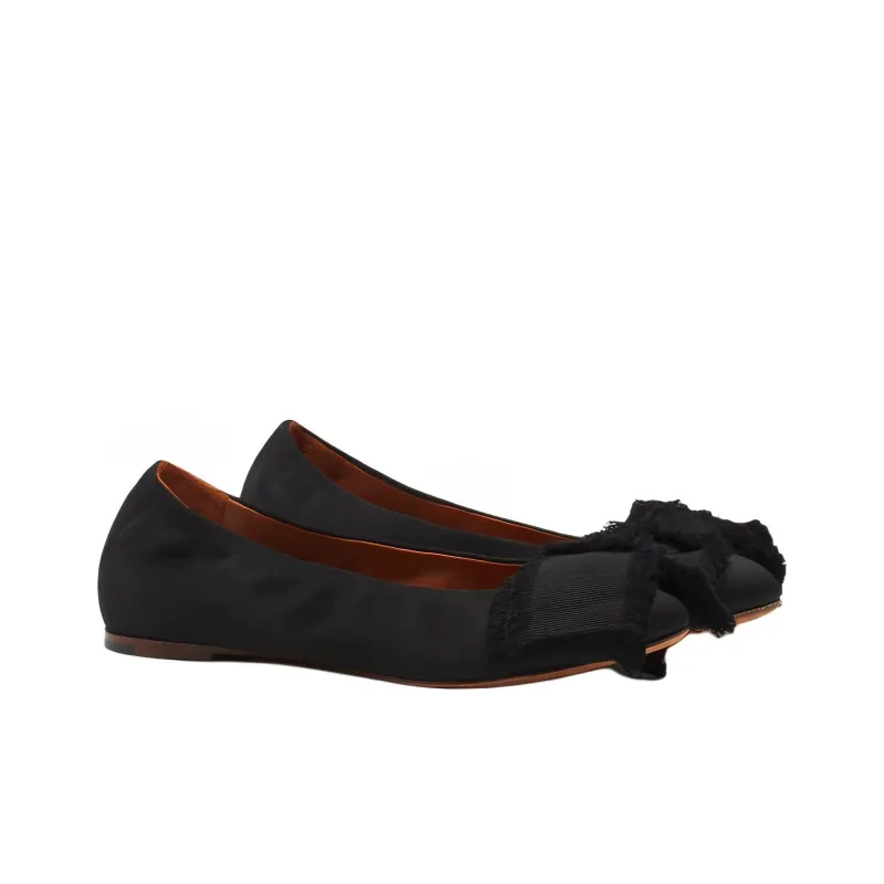 Lanvin Bow-embellished Ballerina Shoes-2