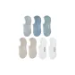 7-Piece Set (2 Khaki+2 White+Light Blue+Aqua Green+Light Gray)