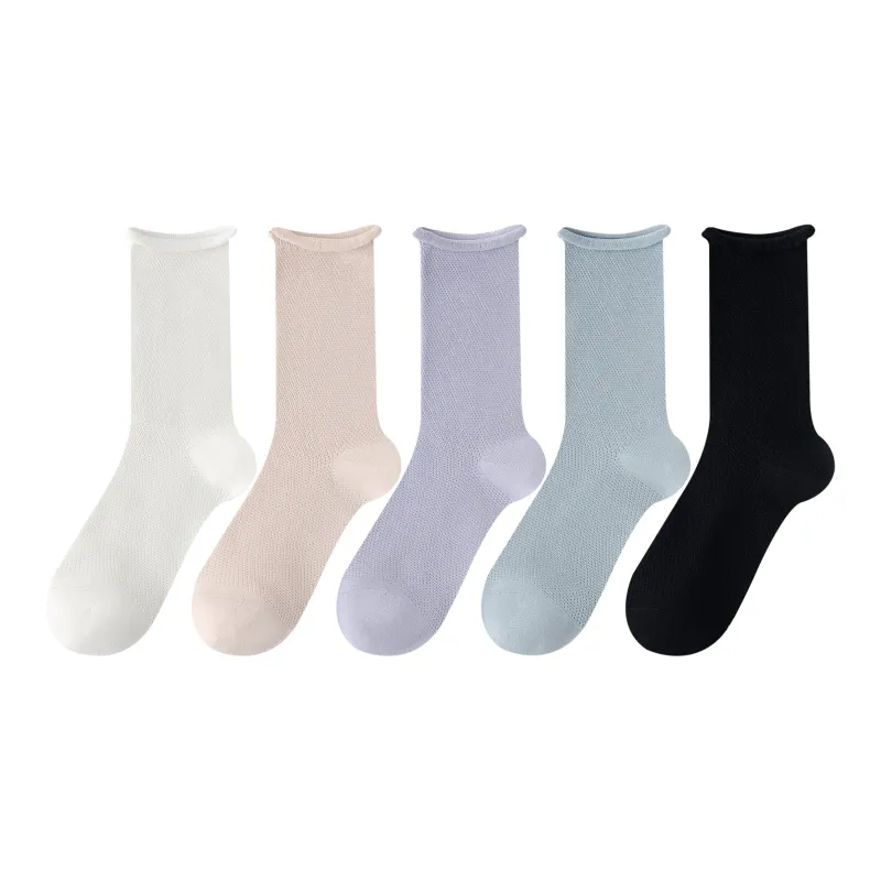 XXLLG Mid Calf Socks Women's 5 Pack-12