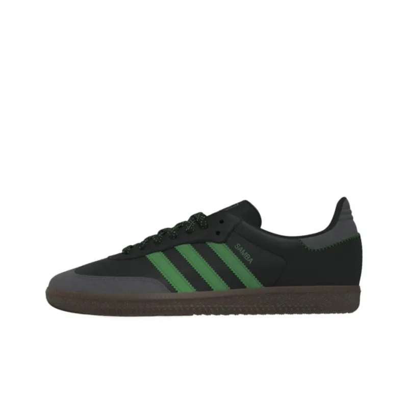 Adidas Samba Og Black Green Women's-0