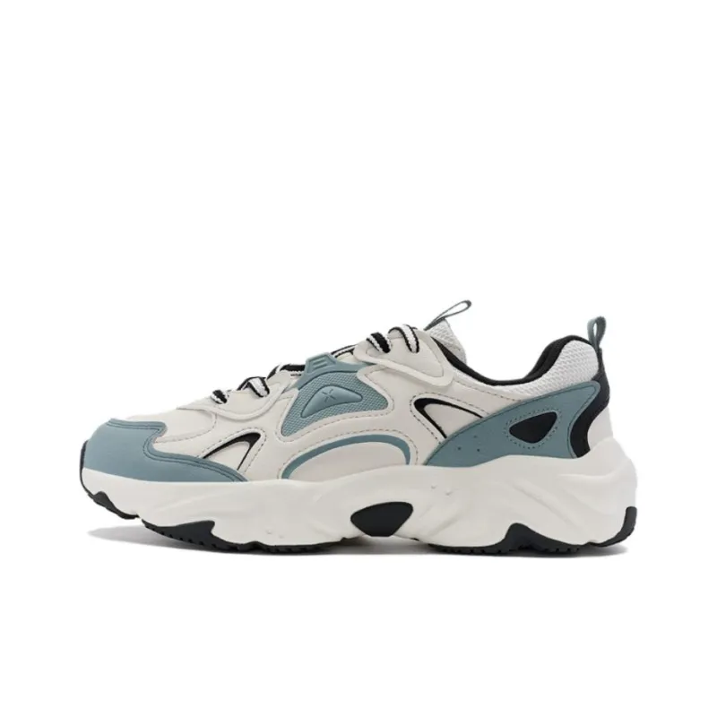 XTEP Spring Festival Collection Anti Slip Wear Resistant Low Top Casual Shoes Men's Beige Green-0