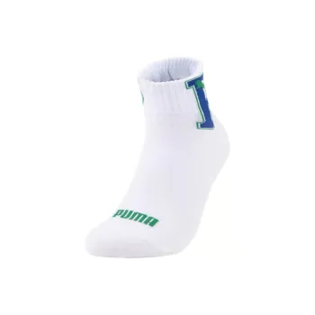 PUMA QUARTER Mid Calf Socks Unisex 1 Pack White