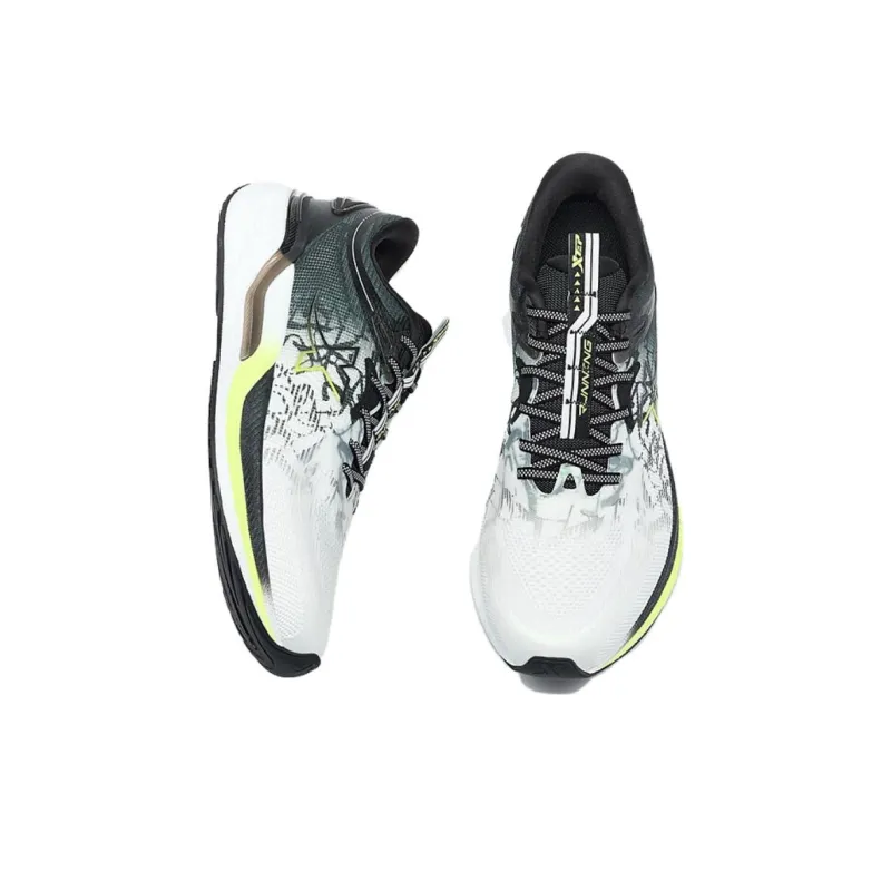 China Post x XTEP Cushioning Low Top Running Shoes Men's White Black Green-3