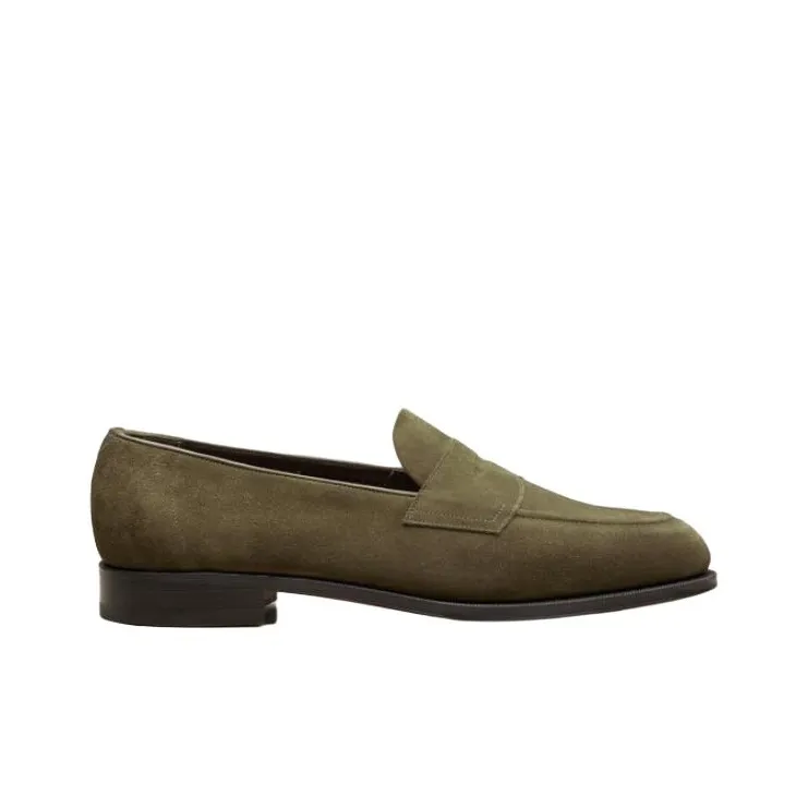 Edward Green Piccadilly Loafers Men's Army Green-1