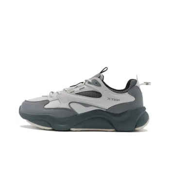 China Post x XTEP Spring Collection Versatile Comfortable Slip-Resistant Low-Top Casual Shoes Men's Gray