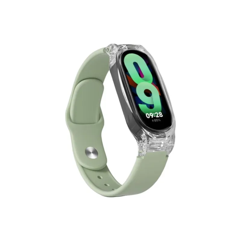 Yu Qing Xiaomi Mi Band 9/8/7/NFC Edition Xiaomi Compatibility Watch Band 19cm Silicone Material-8
