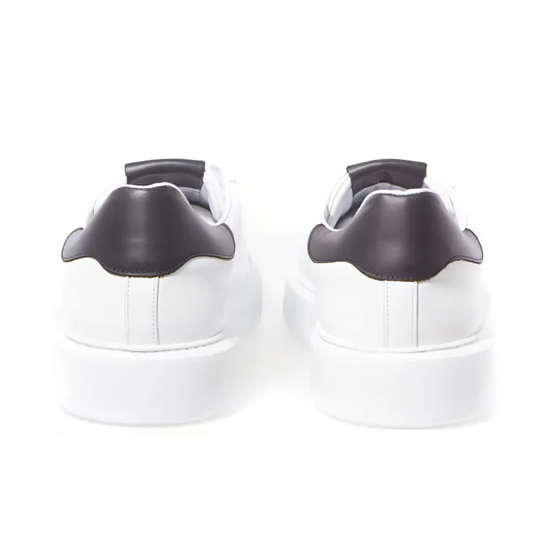 Roberto Cavalli Low-Top Skateboard Shoes Men's White-3