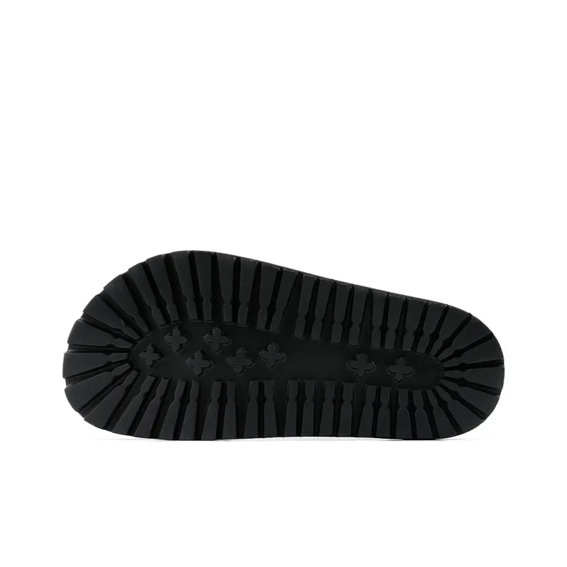 HANQIAORIJI Broken Cocoon Series EVA Abrasion Resistant Wrap toe Slippers Unisex Black-3
