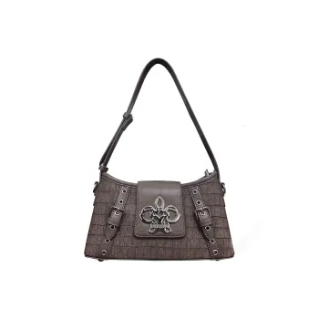CULTIVATOR Pu Crossbody Bag, Shoulder Bag Small Size Women's Brown/Blue/Gray