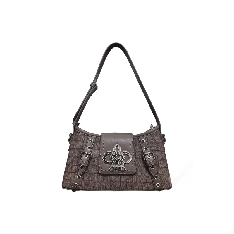 CULTIVATOR Pu Crossbody Bag, Shoulder Bag Small Size Women's Brown/Blue/Gray-0