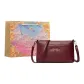 Burgundy+Shopping Bag