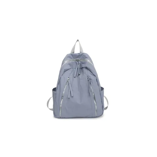 GEERDUN Fabric Backpack Regular Women's Black/White/Blue