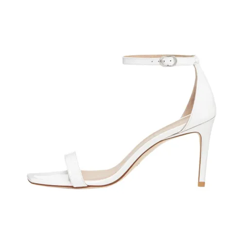 Stuart Weitzman/SW Nunakedcurve 85 Strap Sandals 8.5cm Women's White
