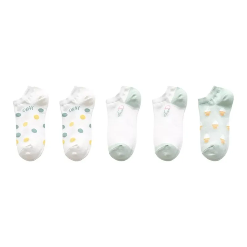 MIIOW Ankle Socks Women's 5 Pack-3