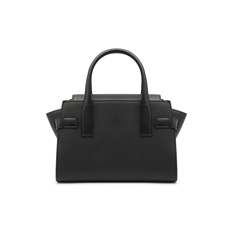 MICHAEL KORS Carmen Artificial Leather Portable Crossbody Bag, Shoulder Bag Medium Size Women's Black-3