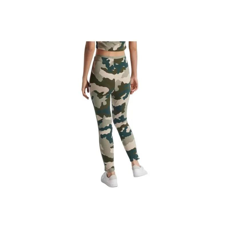 Adidas Free Shipping With AdiClub Essentials 3-Stripes Camo Print 7/8 Length Leggings-1