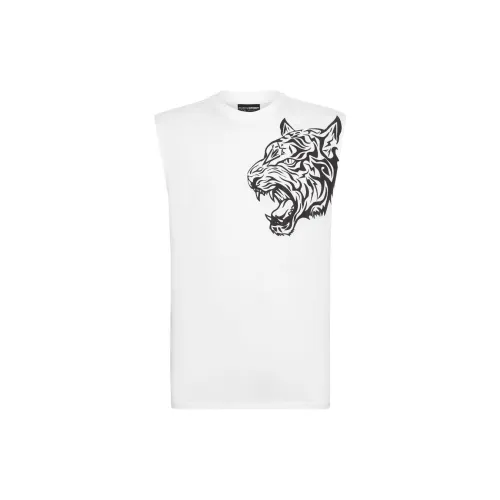 PLEIN SPORT Tank Tops Men White