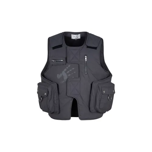 Merge Lab. Vests Unisex Black Gray