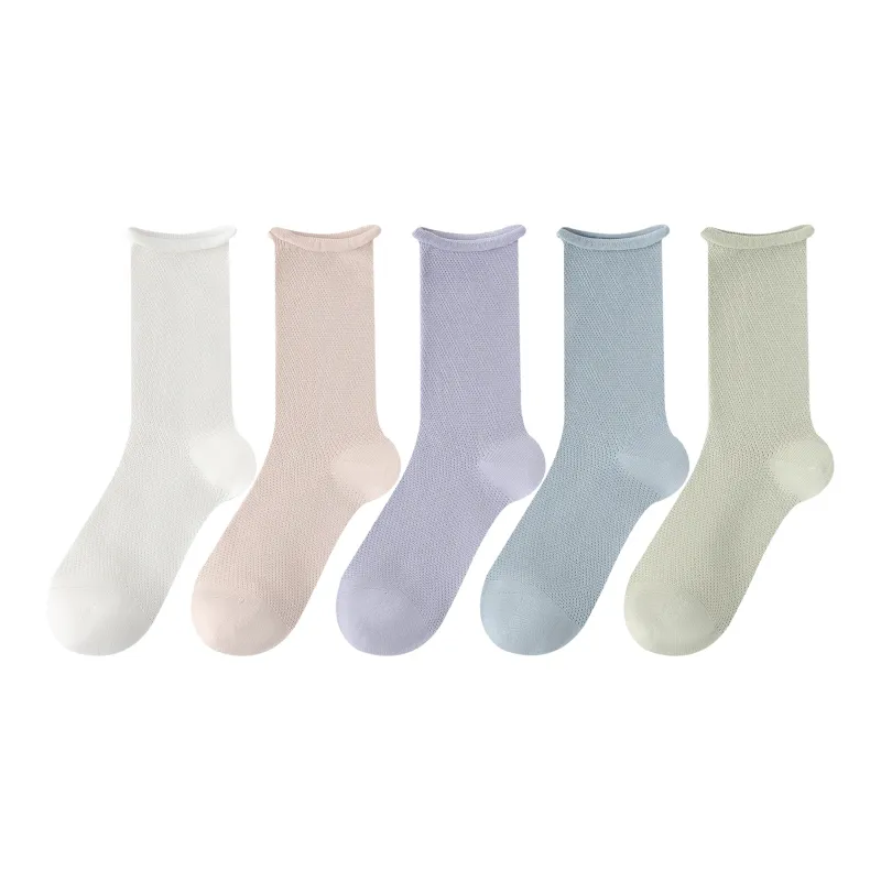 XXLLG Mid Calf Socks Women's 5 Pack-24