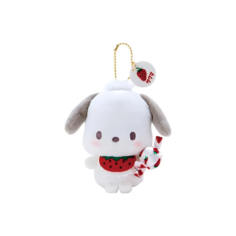 Sanrio Strawberry Candy Collection Dolls Plush Pendant 13cm Height-0