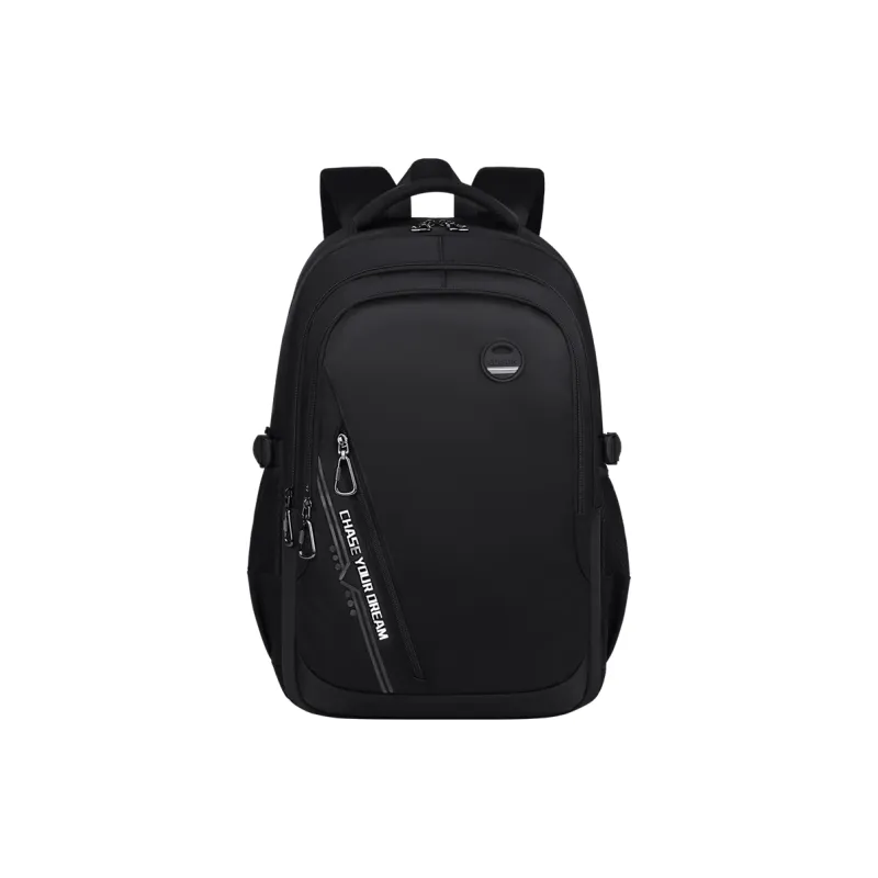 EDISON Water Repellent Oxford Fabric Casual Backpack Regular Men's Black-0