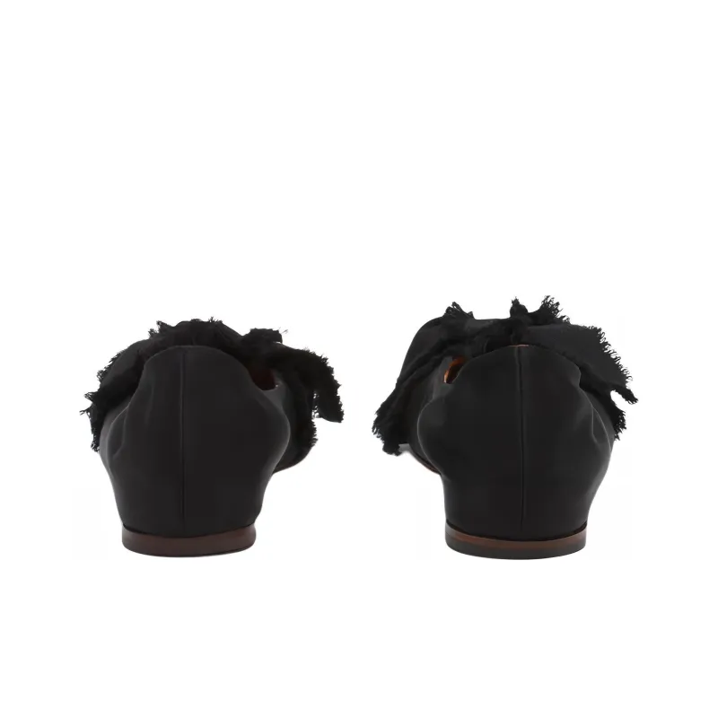 Lanvin Bow-embellished Ballerina Shoes-4