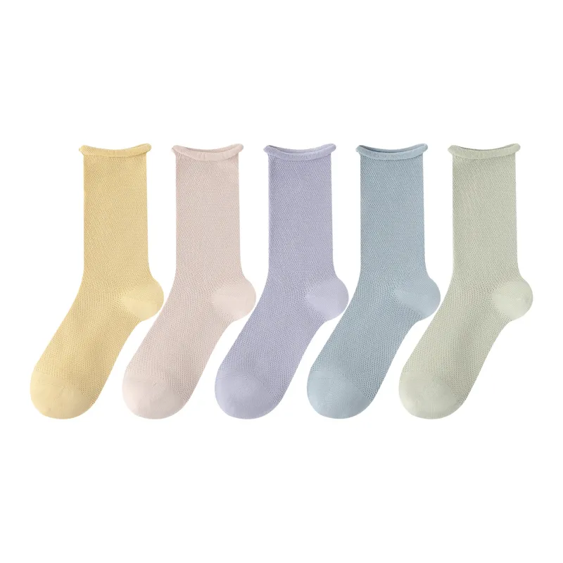 XXLLG Mid Calf Socks Women's 5 Pack-20