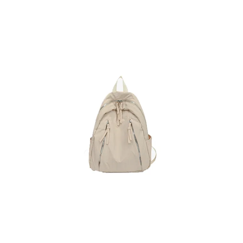 GEERDUN Fabric Backpack Regular Women's Black/White/Blue-2