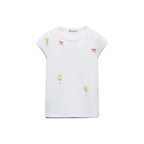 ZARA T-Shirts Women's White