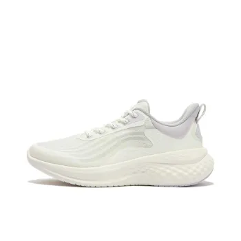 361° Cushioning Breathable Low Top Running Shoes Women's White Purple