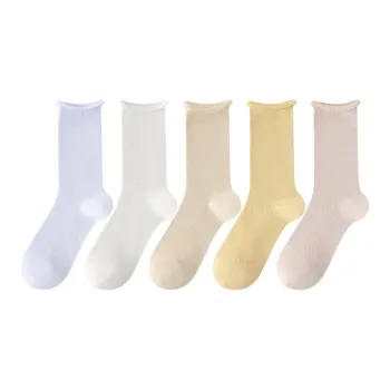XXLLG Mid-Calf Socks Women's 5 Pack
