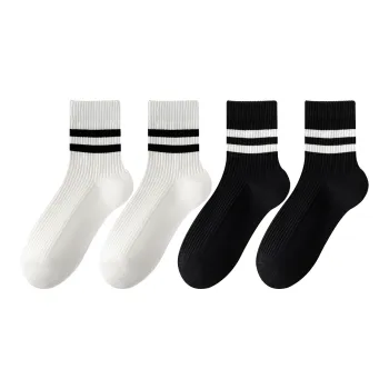 XXLLG Mid-Calf Socks Women's 4 Pack