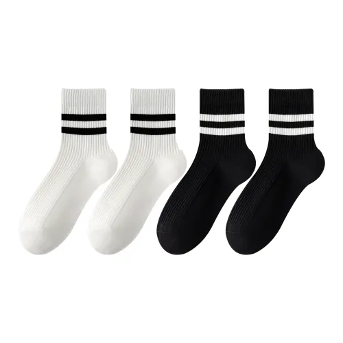 XXLLG Mid Calf Socks Women's 4 Pack