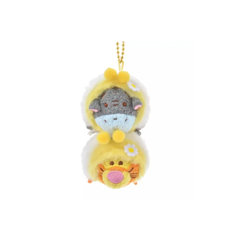 Disney Tigger Eeyore Stacking Fun Dolls Plush Pendant 8cm High Tokyo Disney-1