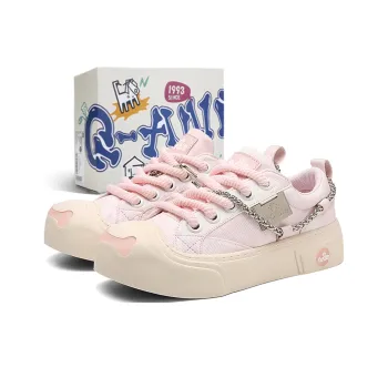 Q AND Coverage Slip Resistant Cushioning Abrasion Resistant Low Top Skateboard Shoes Unisex