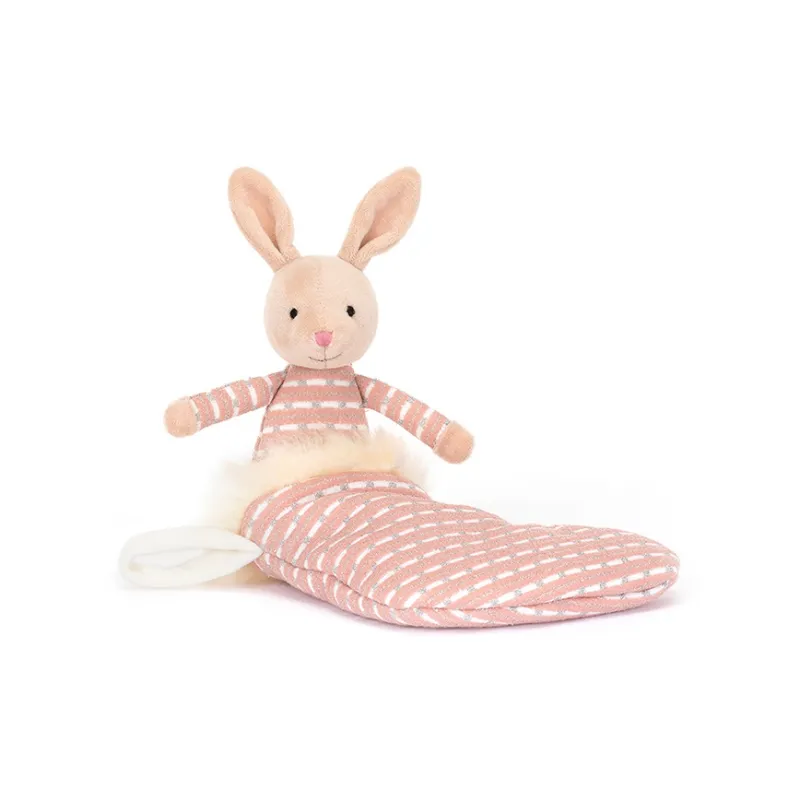 JELLYCAT Animal Shimmer Bunny Socks Dolls Plush Doll-3