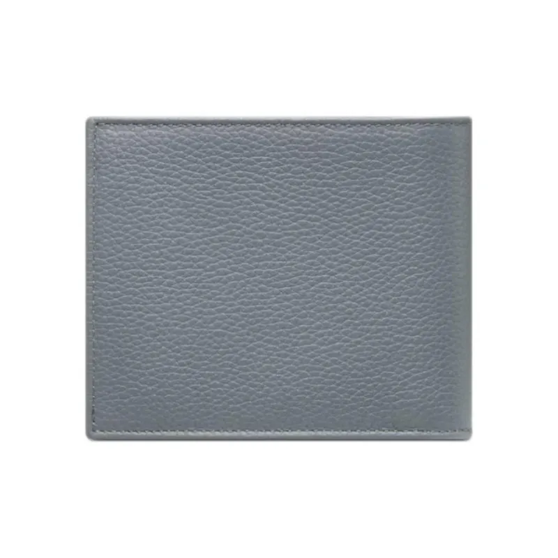 DIOR Saddle Oblique Jacquard Fabric With Embossed Calfskin Wallet Men's Dark Gray-2